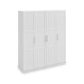 Bithlo White 4 Door Wardrobe from Roseland Furniture