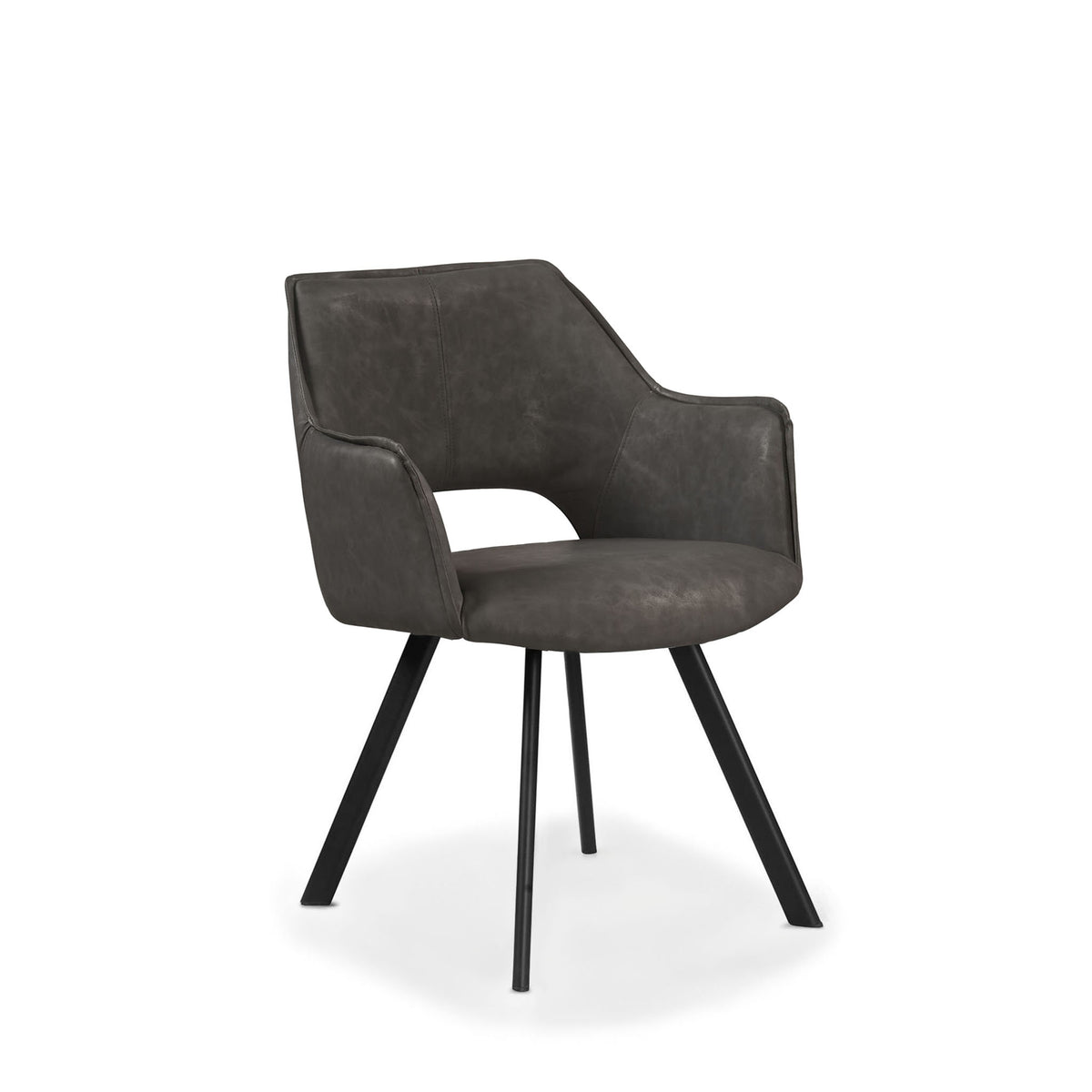 Harley Dining Chair - Grey PU