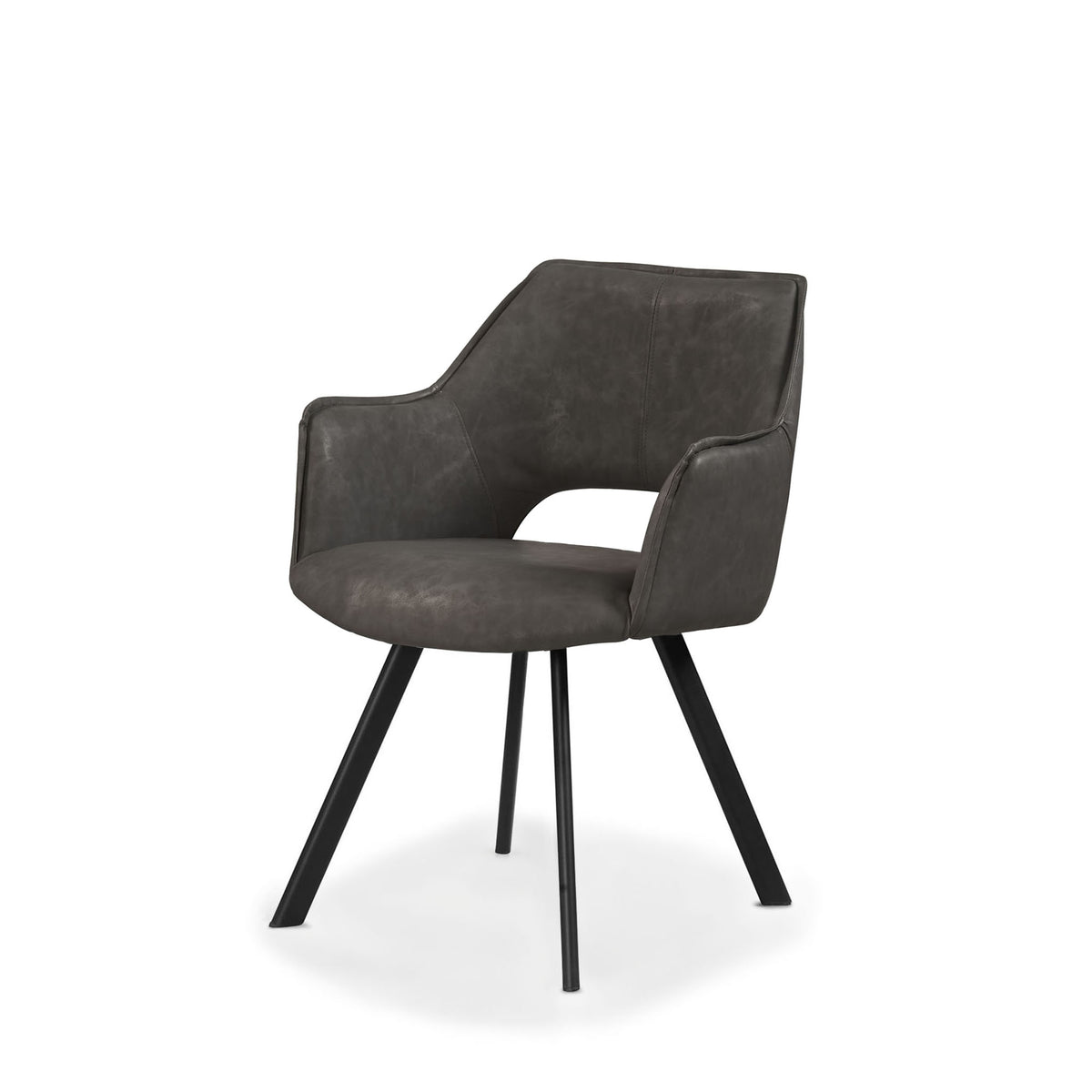 Harley Dining Chair - Grey PU