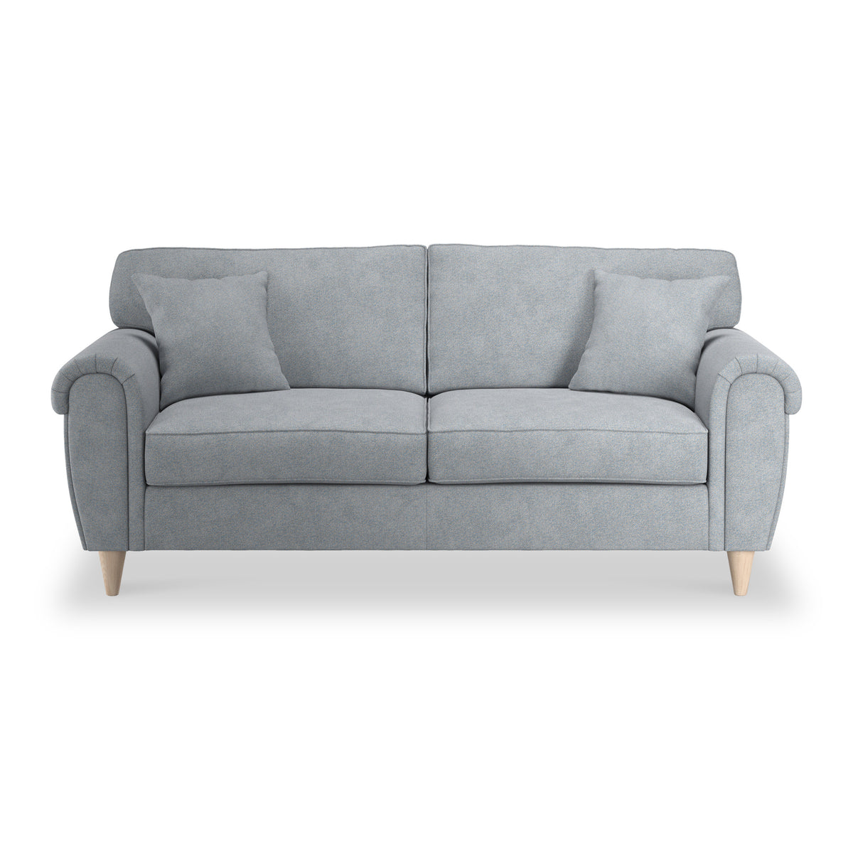 Harry Light Blue 3 Seater Couch 