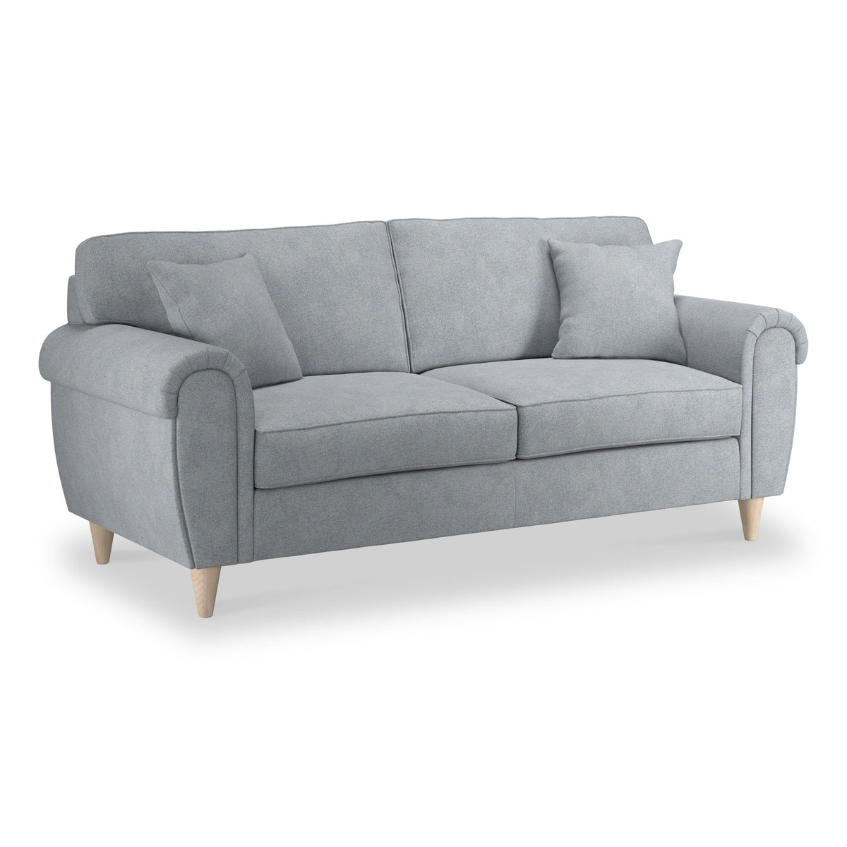 Harry Light Blue 3 Seater Sofa from Roseland Furniture
