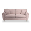 Harry Mauve 3 Seater Couch