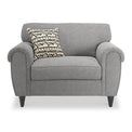 Jessie Grey Snuggle Living Room Chair
