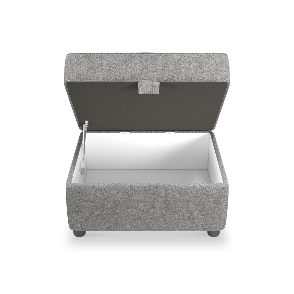 Jessie Grey Small Storage Footrest