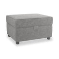 Jessie Grey Small Storage Footstool from Roseland Furniture