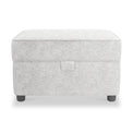 Jessie Ivory Small Storage Footstool