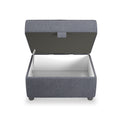 Harry Navy Small Storage Footrest