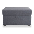 Harry Navy Small Storage Pouffe