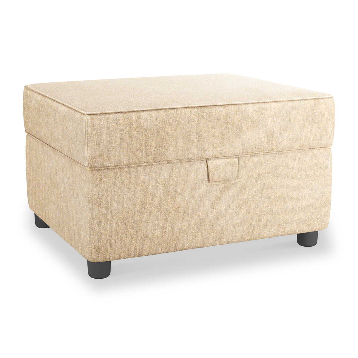 Harry Yellow Small Storage Footstool from Roseland Furniture