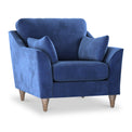 Charice Navy Armchair from Roseland Furniture