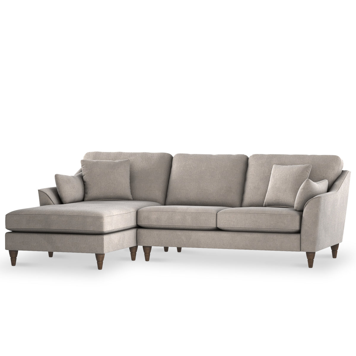 Charice Fog Grey Left Hand Chaise Sofa from Roseland Furniture