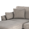Charice Fog Grey Left Hand Chaise Sofa