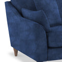 Charice Navy Blue Chaise Sofa
