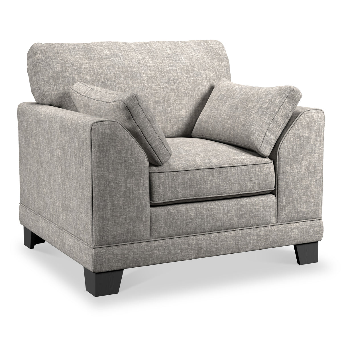 Jules Mist Grey Armchair from Roseland Furniture