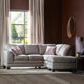 Jules Mist Grey Right Hand Corner Sofa for living room