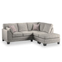 Jules Mist Grey Right Hand Corner Sofa from Roseland Furniture