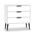 Asher White 3 Drawer Storage Chest from Roseland Furniture