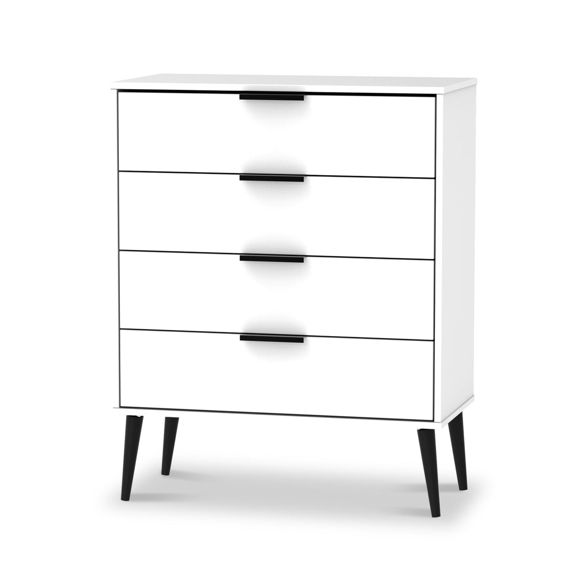Asher White 4 Drawer Storage Chest from Roseland Furniture