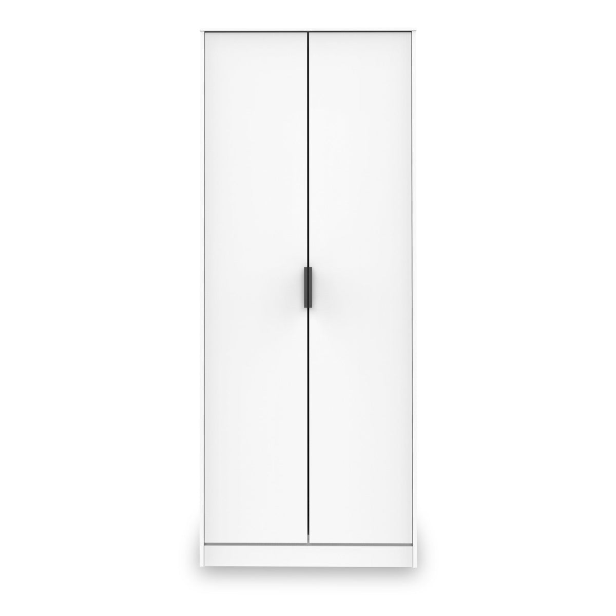 Asher White 2 Door Double Wardrobe from Roseland Furniture