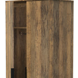 Moreno Rustic Oak 2 Door Double Wardrobe