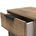 Morena Rustic Oak Wireless Charging 2 Drawer Nightstand
