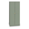 Moreno Olive Green 2 Door Double Wardrobe from Roseland furniture