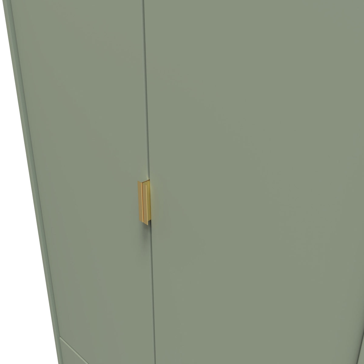 Moreno Olive Green 2 Door 2 Drawer Double Wardrobe