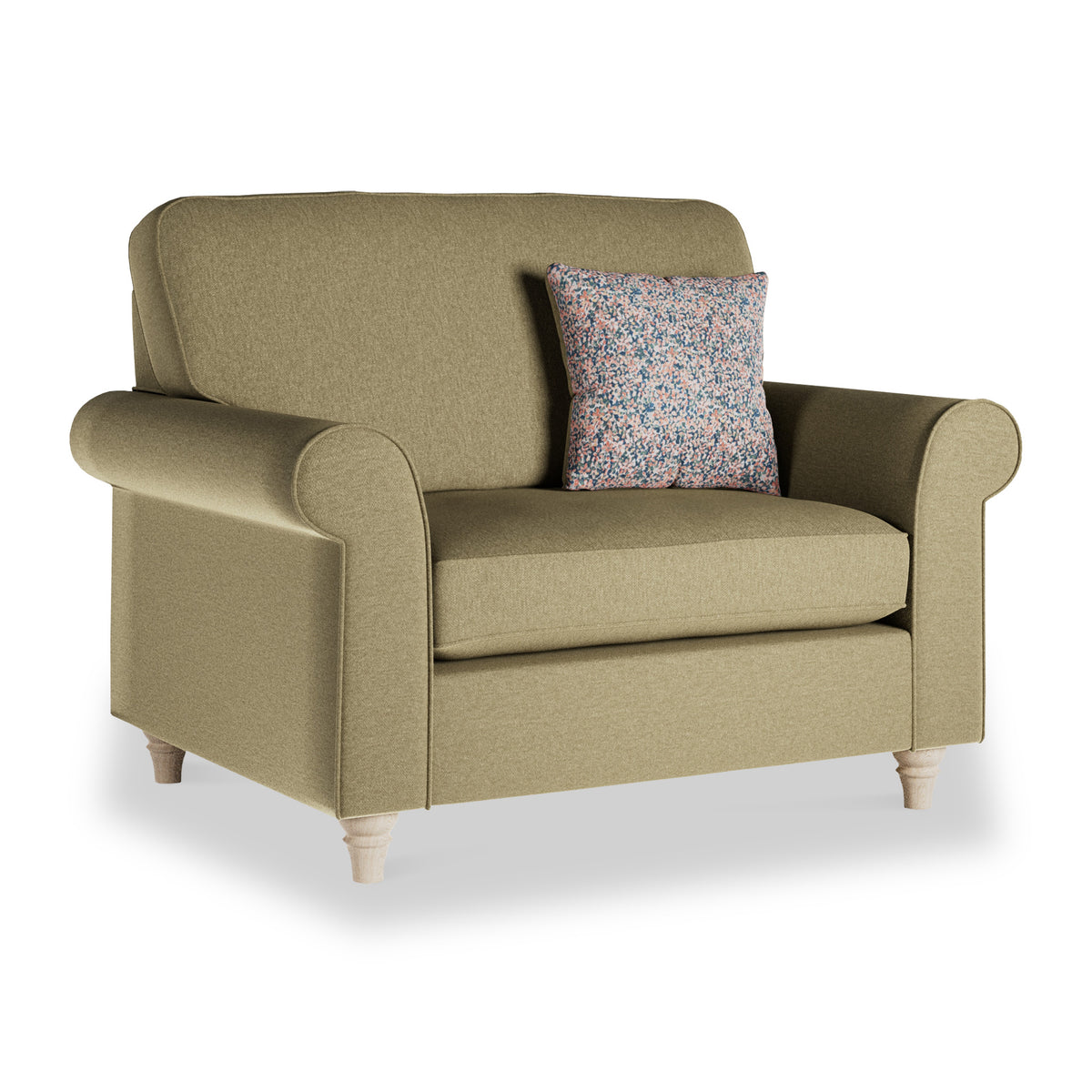 Thomas Olive Snuggle Armchair from Roseland Furniture