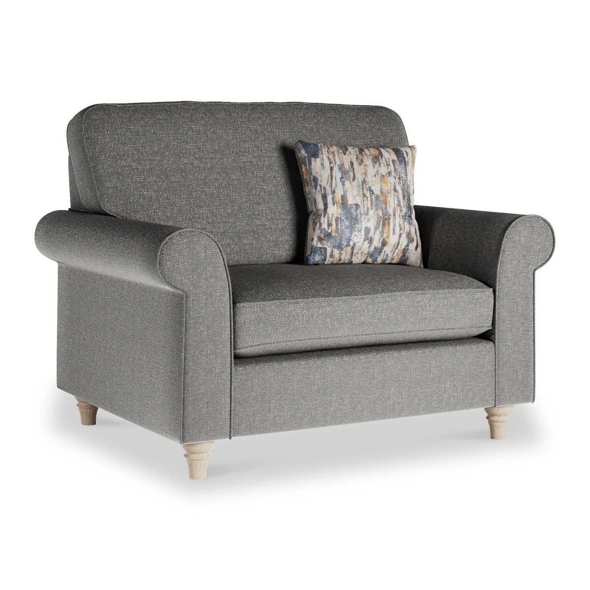 Jude Coal Snuggle Armchair from Roseland Furniture