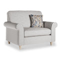 Jude Zinc Snuggle Armchair from Roseland Furniture