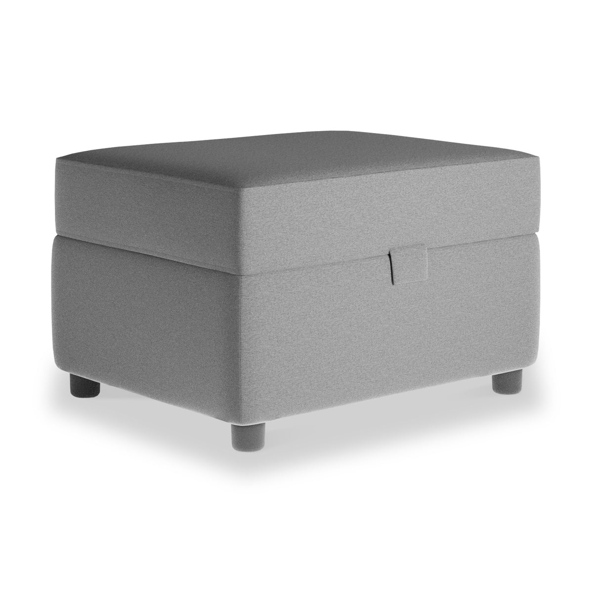 Thomas Grey Small Storage Footstool from Roseland Furniture