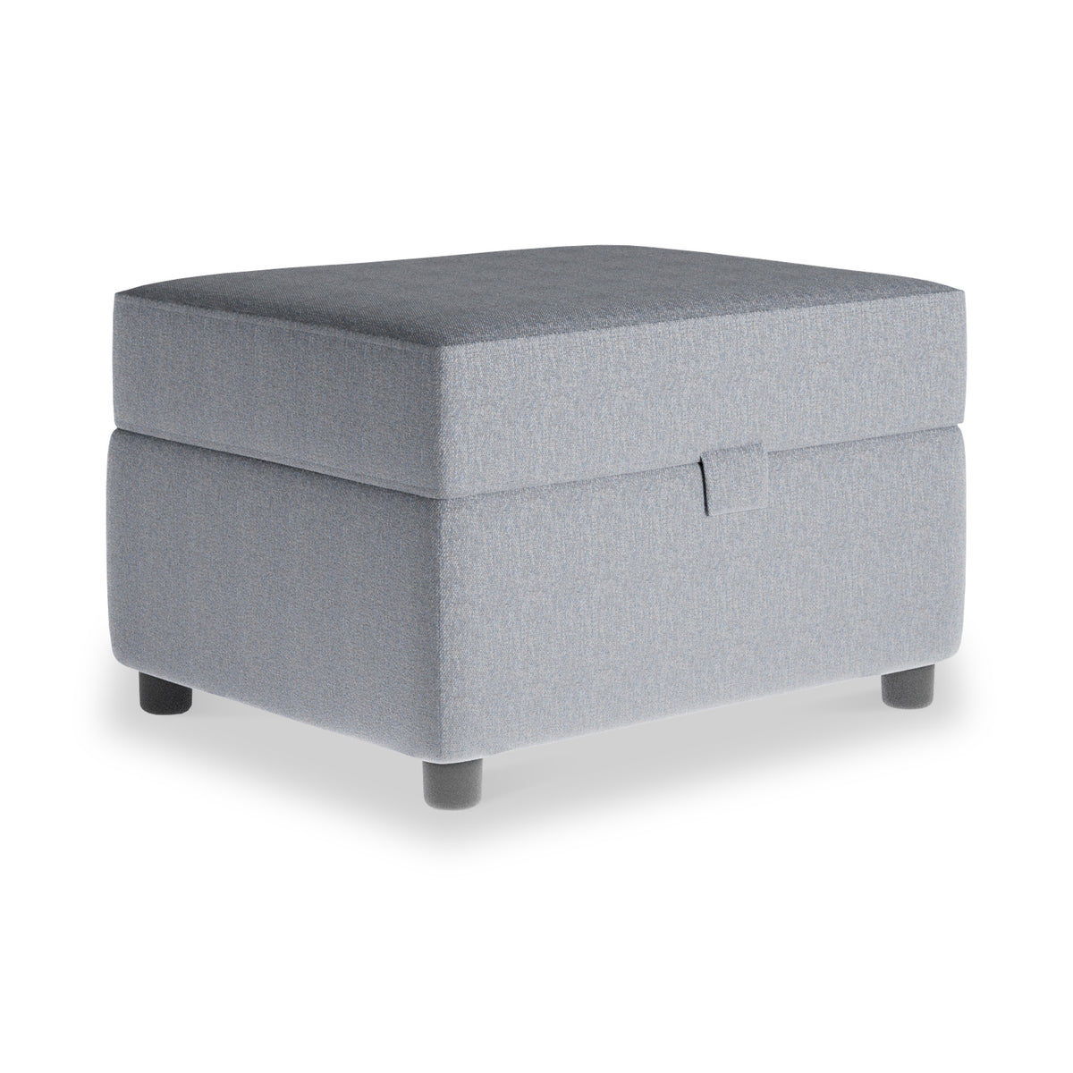 Jude Thunderstorm Small Storage Footstool from Roseland Furniture