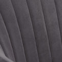 Malvern Grey Velvet Swivel Office Chair