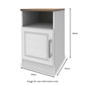 Talland White 4 Piece Bedroom Set from Roseland size