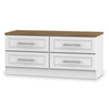 Talland White 4 Drawer Low Storage Unit from Roseland