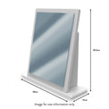 Talland White Mirror from Roseland size