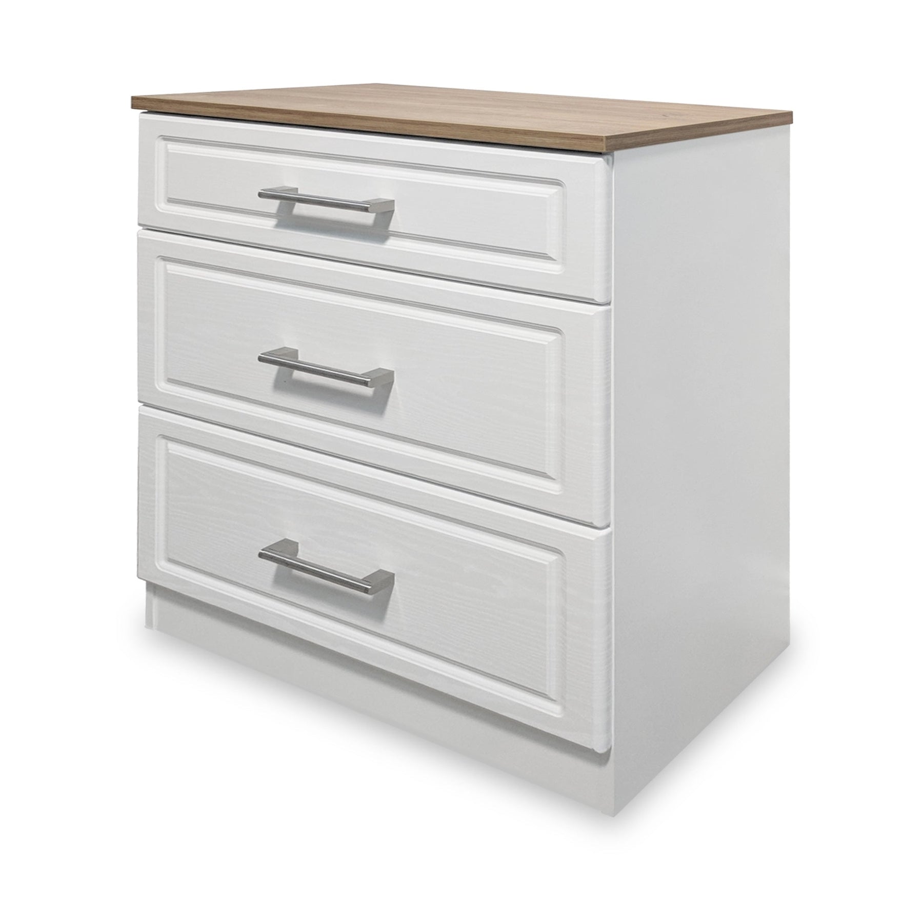 Talland White 3 Drawer Deep Chest from Roseland