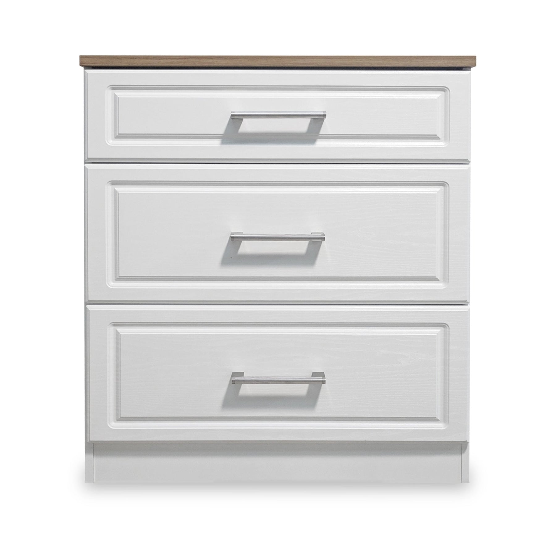 Talland White 3 Drawer Deep Chest from Roseland