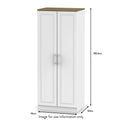 Talland White 4 Piece Bedroom Set from Roseland size