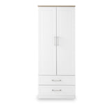 Talland White 2 Door 2 Drawer Wardrobe from Roseland