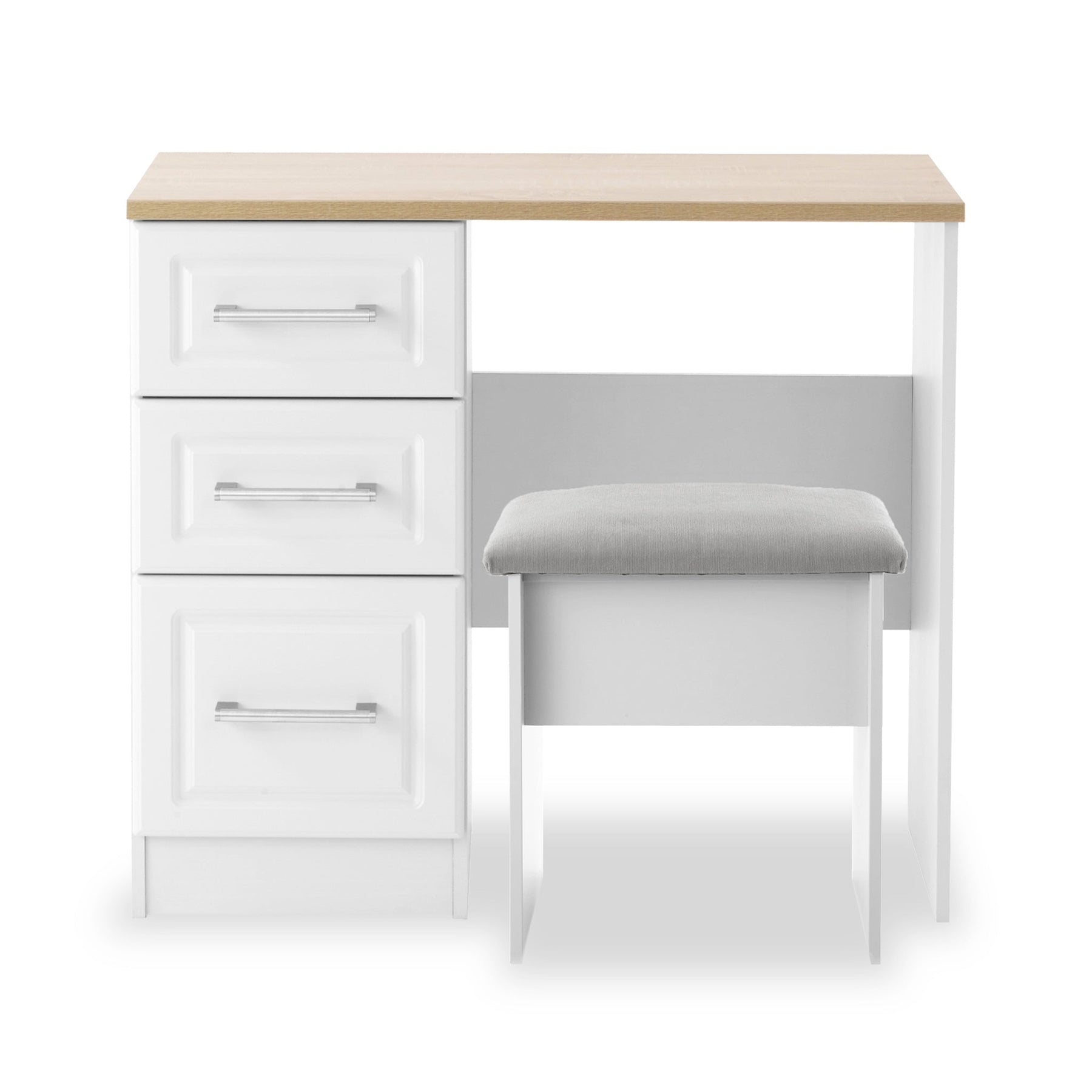 Talland White Dressing Table with Stool from Roseland
