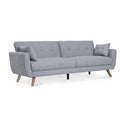 Trom Grey 3 Seater Sofa Bed from Roseland Furniture