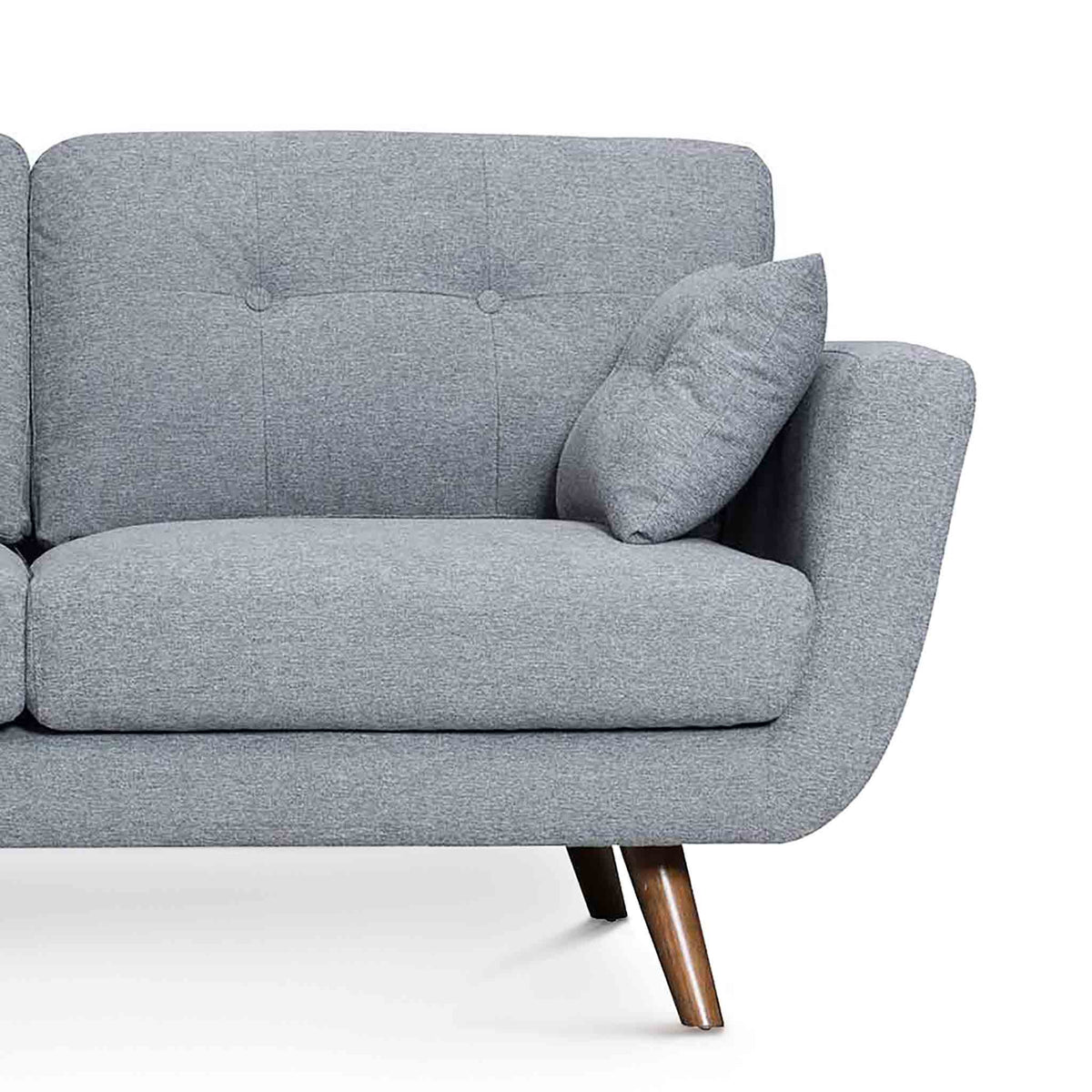 Trom Grey 2 Seater Sofa - Close up