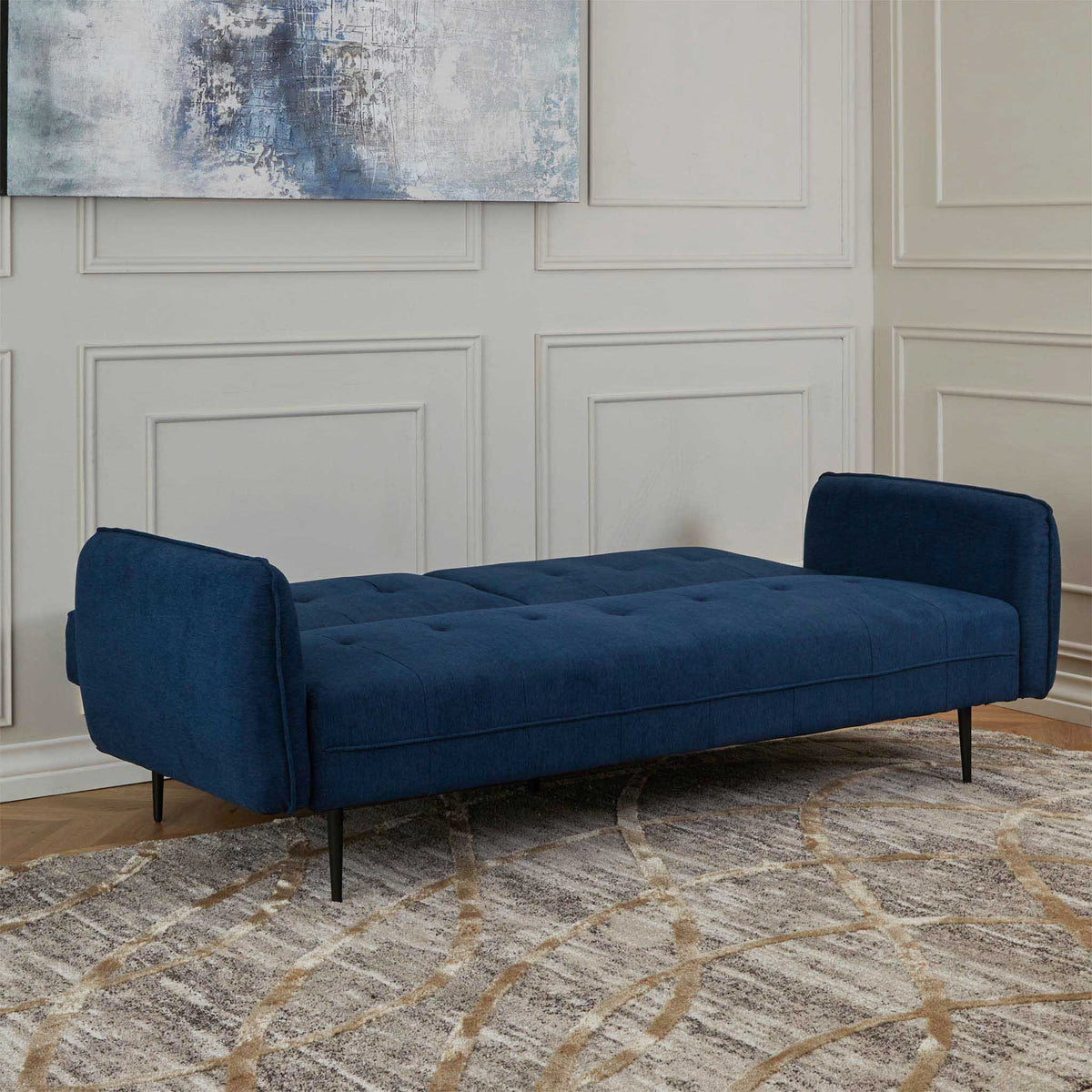 Askew Linen Click Clack Sofa Bed Roseland Furniture