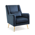 Mia Velvet Wingback Armchair