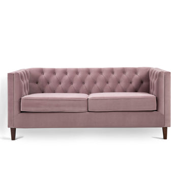 Eliza Velvet 3 Seater Chesterfield Sofa