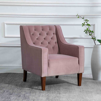 Eliza Velvet Chesterfield Armchair