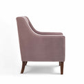 Eliza Heather Chesterfield Arm Chair - Side on view