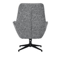 Otis Boucle Armchair with Footstool