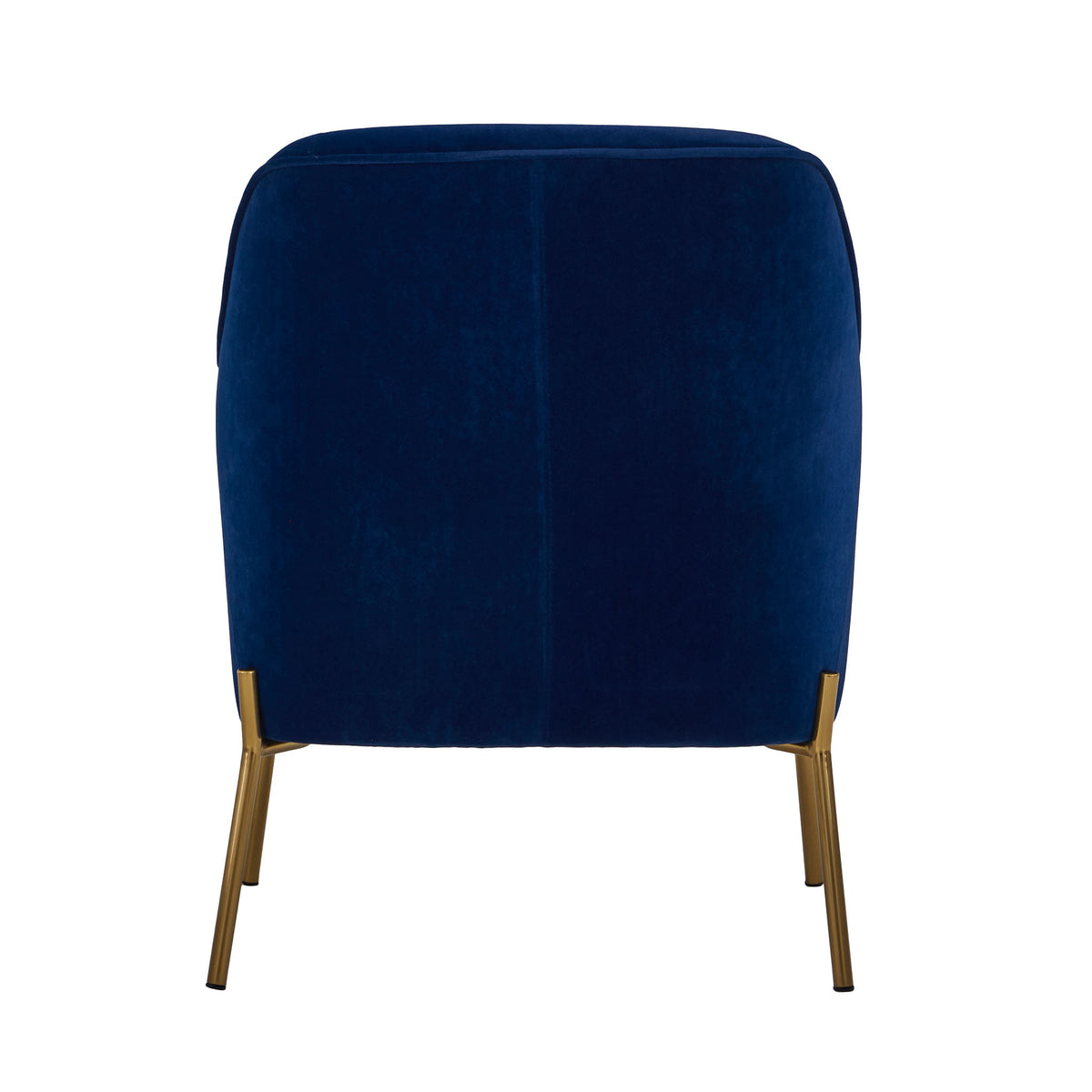 Delphine Navy Blue Velvet Glam Accent Chair